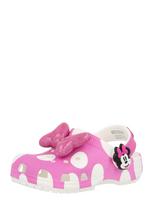 Crocs Sandalai 'Minnie Mouse Cls' eozino spalva / šviesiai rožinė / juoda / balta