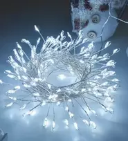 500 LED, 20 m šaltai balta LED girlianda