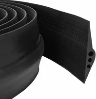 Garažo Grindų Sandariklis Juoda 78 x 14 mm 2 m EPDM guma