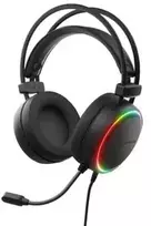 Ausinės Genesis Neon 614 RGB USB juoda