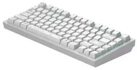 Klaviatūra Dark Project ALU81A Terra Nova Baltas, G3MS Moonstone Switch, US
