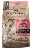 WIEJSKA ZAGRODA ėriena su kriliumi - sausas kačių maistas - 10kg