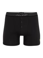 Lyle & Scott Boxer trumpikės 'Lewis' pilka / juoda