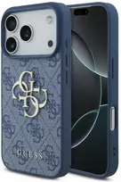 Dėklas Guess 4G Big Logo Case, skirta iPhone 17 Pro / 18 Pro - Mėlyna