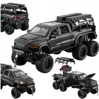 Metalinis Dodge Ram 1000 Mammoth pikapo modelis 1:24 su LED ir garsais