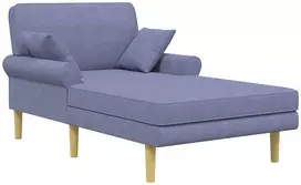 Šezlongas Džinsinės mėlynos Audinys