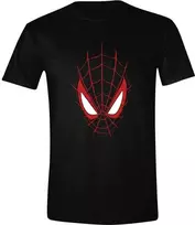 Pc Merch Marvel - Spider-Man Miles Morales Face marškinėliai | M Dydis
