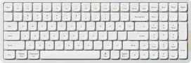 Lofree Flow 100 belaidė klaviatūra | US | Ghost switch | 2.4GHz, BT | Baltas