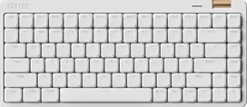 Lofree Flow Lite belaidė klaviatūra | US | Specter switch| 2.4GHz, BT | Off-Baltas
