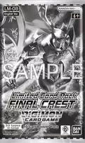 Bandai Tcg Digimon Card Game Limited Card Pack FINAL CREST LM-08