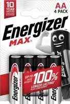 Energizer Max AA-LR6 1.5V šarminės baterijos (4 vnt)