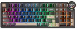 Royal Kludge RK-N99 RGB Phantom belaidė klaviatūra | 96%, Hot-swap, rusvai gelsvas switches, US
