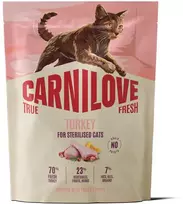 Carni Love True Fresh kalakutiena Sterilised - sausas kačių maistas - 400g