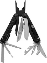 Daugiafunkcis įrankis M-TAC Multitool Type 11 11-in-1, juodas / plieno