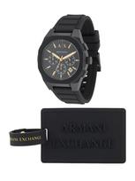 ARMANI EXCHANGE Analoginis (įprasto dizaino) laikrodis auksas / juoda / balta