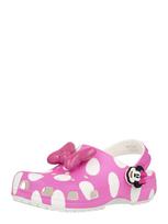 Crocs Atviri batai 'Minnie Mouse Cls' rožinė / balta