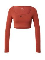 Nike Sportswear Marškinėliai tamsiai oranžinė / juoda