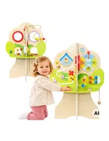 Medinis veiklos centras VIGA Activity Tree, muzikinis ir edukacinis, 55 × 55 × 75,8 cm