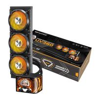 DarkFlash UV360 procesoriaus aušinimas skysčiu, 360 mm, 6.67" OLED ekranas, ARGB, juodas
