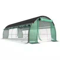 Plėvelinis šiltnamis, UV atsparus 6 x 3 x 2 m, žalias