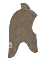 Huttelihut - Balaclava Ears Wool Rib - Balaklava - Smėlio