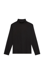 Calvin Klein - Ls Lightweight Supima Rollneck T - Golfo kelnės - Juoda
