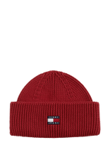 Tommy Hilfiger - Tjm Heritage Short Beanie - Kepurė - Raudona