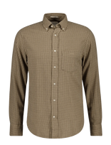 Gant - Reg Windblown Flannel Check Shirt - Flaneliniai marškiniai - Smėlio