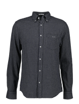 Gant - Reg Windblown Flannel Check Shirt - Flaneliniai marškiniai - Tamsiai mėlyna