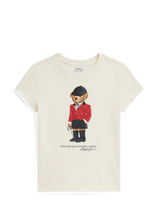 Ralph Lauren Kids - Polo Bear Cotton Tee - Marškinėliai trumpomis rankovėmis - Kreminė spalva