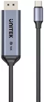 UNITEK Bidirectional USB-C to DisplayPort Cable 16K 80Gbps HDR 1.8m