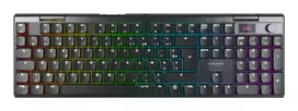 CHERRY XTRFY MX 10.1 Wireless Low-Profile Gaming Keyboard, AZERTY, RGB, Black