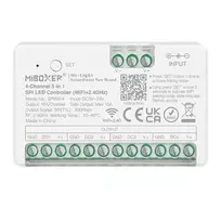 MIBOXER SPIW5-4 Pixel LED Controller SPI Series 5 in 1 SPI (2,4GHz+WiFi) 4 Channels