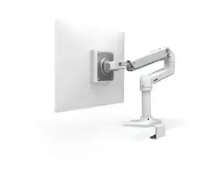 Ergotron LX stalinis monitoriaus laikiklis LCD ekranams - Baltas - Constant Force technologija - C formos spaustuvas ir prakišamas tvirtinimas - Iki 32 colių