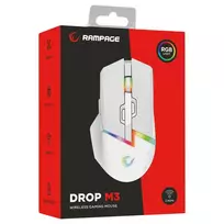 Rampage Drop M3 V2 Wireless Gaming Mouse 24000 DPI 1000 Hz White