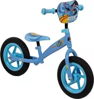 Huffy Stitch 16 G vaikiškas dviratis, 16 colių ratai, Disney Stitch tema, plieninis rėmas, priekinis rankinis ir galinis pedalų stabdžiai, nuimami šoniniai ratukai, mėlyna/rožinė