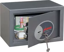 PHOENIX SAFE 83030040 Atspari ugniai seifas 85 litrų su elektroniniu užraktu, 60 minučių apsauga nuo ugnies, antracito spalvos