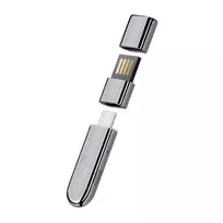 VIAIM Notekit AI Recording Dongle XFVI-D02 (Pilka) – AI balso įrašytuvas su 32GB atmintimi, dvigubais MEMS mikrofonais, Bluetooth 5.0, USB-C