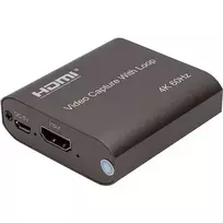 POWER PLANT, LLC 4K HDMI vaizdo fiksavimo įrenginys su Loop-Out, USB 3.0, itin maža delsa