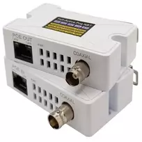EXTRA DIGITAL PoE 10/100M Extender per koaksialinį kabelį, iki 500 m, rinkinys