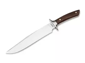 Böker Arbolito Toro GX ACX 390 fiksuoto peilio ašmenų peilis su Guayacan medžio rankena ir odiniu makštu