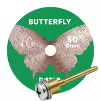 DISTAR deimantinis pjovimo diskas BUTTERFLY 50 x 0.6 x 5.8/3.2-3.0F su įtvaru