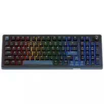 Ducky OK-M 98 žaidimų klaviatūra, 98% išdėstymas, karšto keitimo, RGB, ANSI - KTT Baby Blue jungikliai