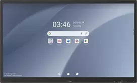 ViewSonic ViewBoard IFP6563-1C 65 colių 4K UHD interaktyvus plokščiaekranis ekranas su Android 13, 40 taškų IR lieitimu, Wi-Fi 6, USB-C 65W, 8GB RAM, 128GB atmintimi
