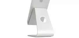 Rain Design mStand Mobile sidabrinis nešiojamojo kompiuterio stovas