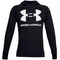 Under Armour vyriškas Rival Fleece Big Logo HD megztinis, juodas 1357093 001
