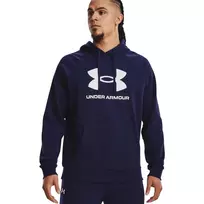 Under Armour Rival Fleece Logo HD vyriškas megztinis, tamsiai mėlynas 1379758 410 XL