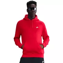 Nike Club Fleece vyriškas džemperis su apykakle University Red