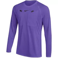 Nike Dri-FIT Referee III ilgomis rankovėmis futbolo marškinėliai vyrams violetiniai 2XL