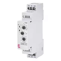 CRME-101 daugiafunkcis laiko relė, 10 funkcijų, 24-240V AC/DC, 1 C/O, DIN bėgelis
